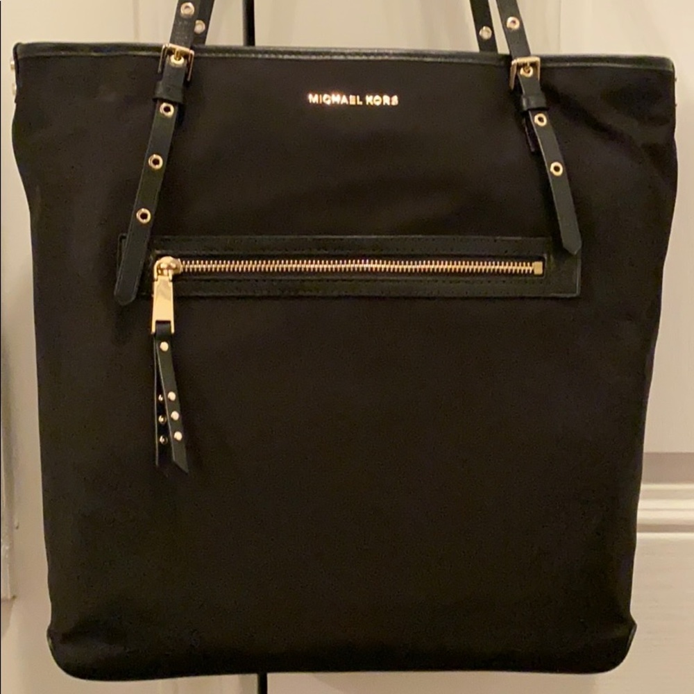 Brand new Black/gold Michael Kors Leila tote bag